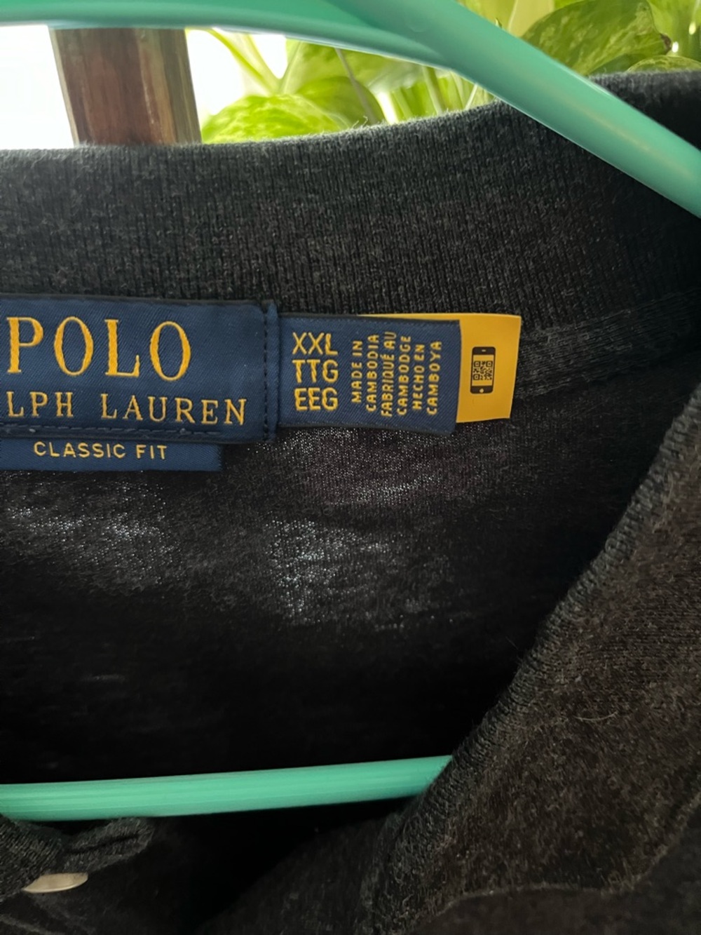 Polo by Ralph Lauren Dark Gray Classic Fit Shirt